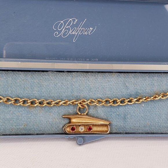 NEW Vintage 1960 Chevy Impala Taillight Charm Bracelet Classic MCM Promo Gift - Picture 1 of 8